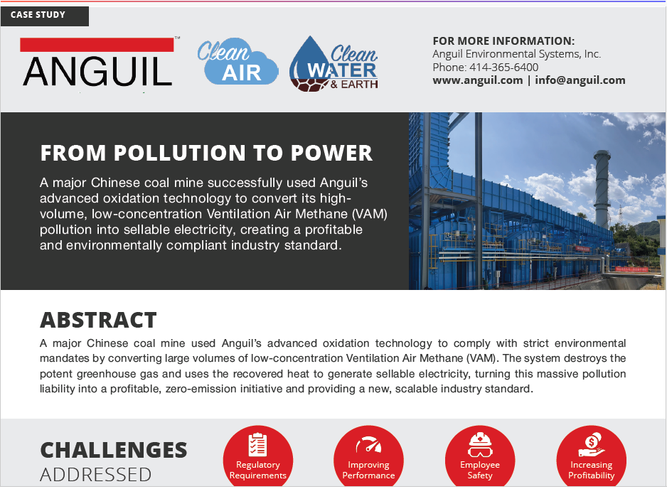 Ventilation Air Methane Case Study